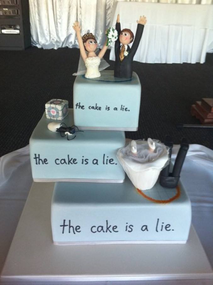The cake is a lie...