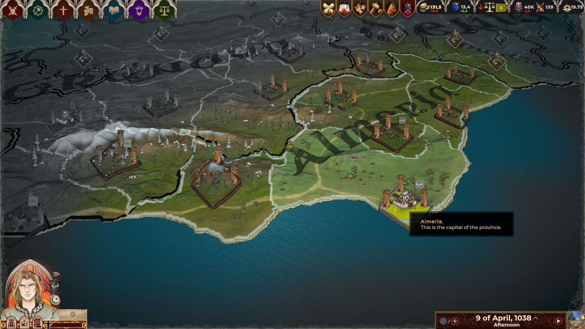 Read more about the article Crown of Hispania enters Early Access, a four-person studio’s 300-province map of medieval Iberia