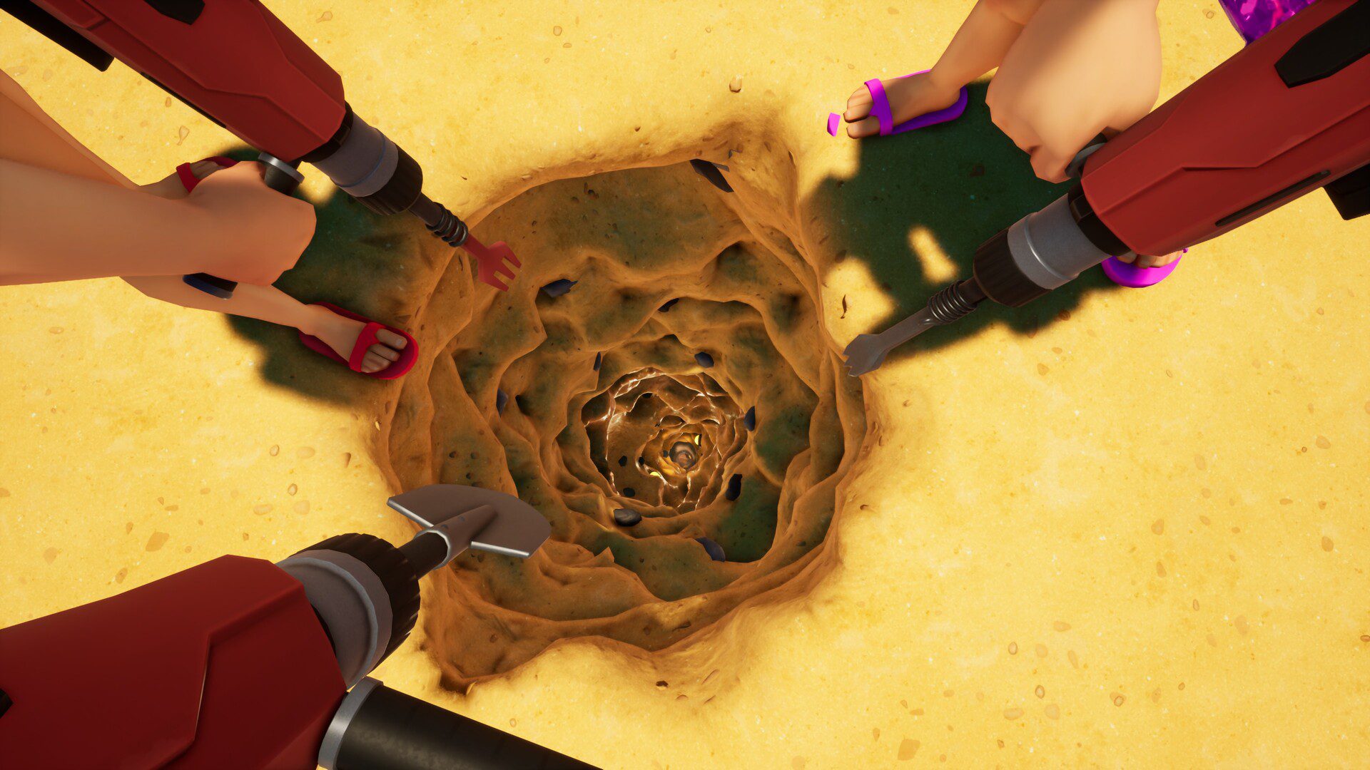 Read more about the article A Game About Digging A Hole Together is a four-player sequel due later this year