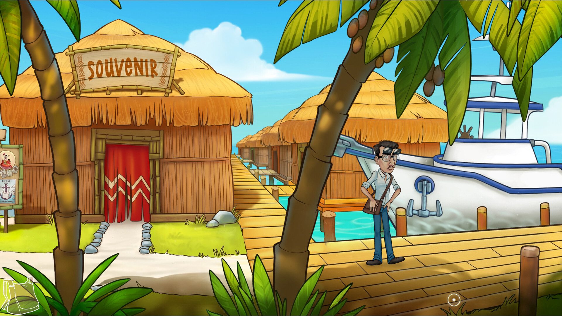 Read more about the article The Adventures of Tango Rio, a hand-drawn tropical point-and-click, launches November 10