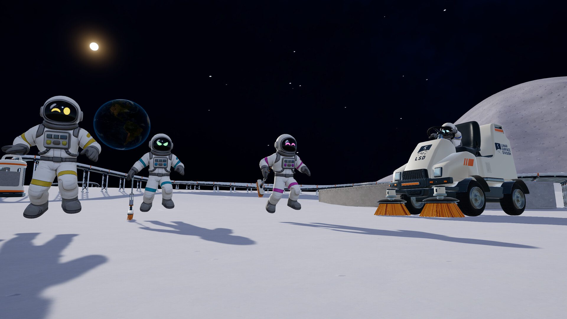 You are currently viewing Moon Sweepers launches October 23 with 16-player co-op and a toothbrush to start